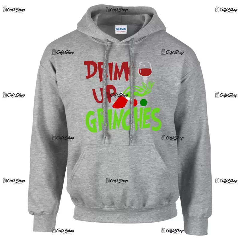 Drink up grinches, hanorac cu mesaj